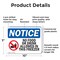 Signmission No Food Or Drink Allowed In, 10 in W x Rectangle, Plastic OS-2PACK-NS-P-710-L-14573 - alternate 6